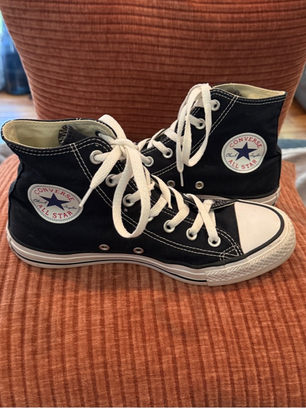 Uni Sex Converse Black and White Chuck Taylor All Star High Top Sneakers